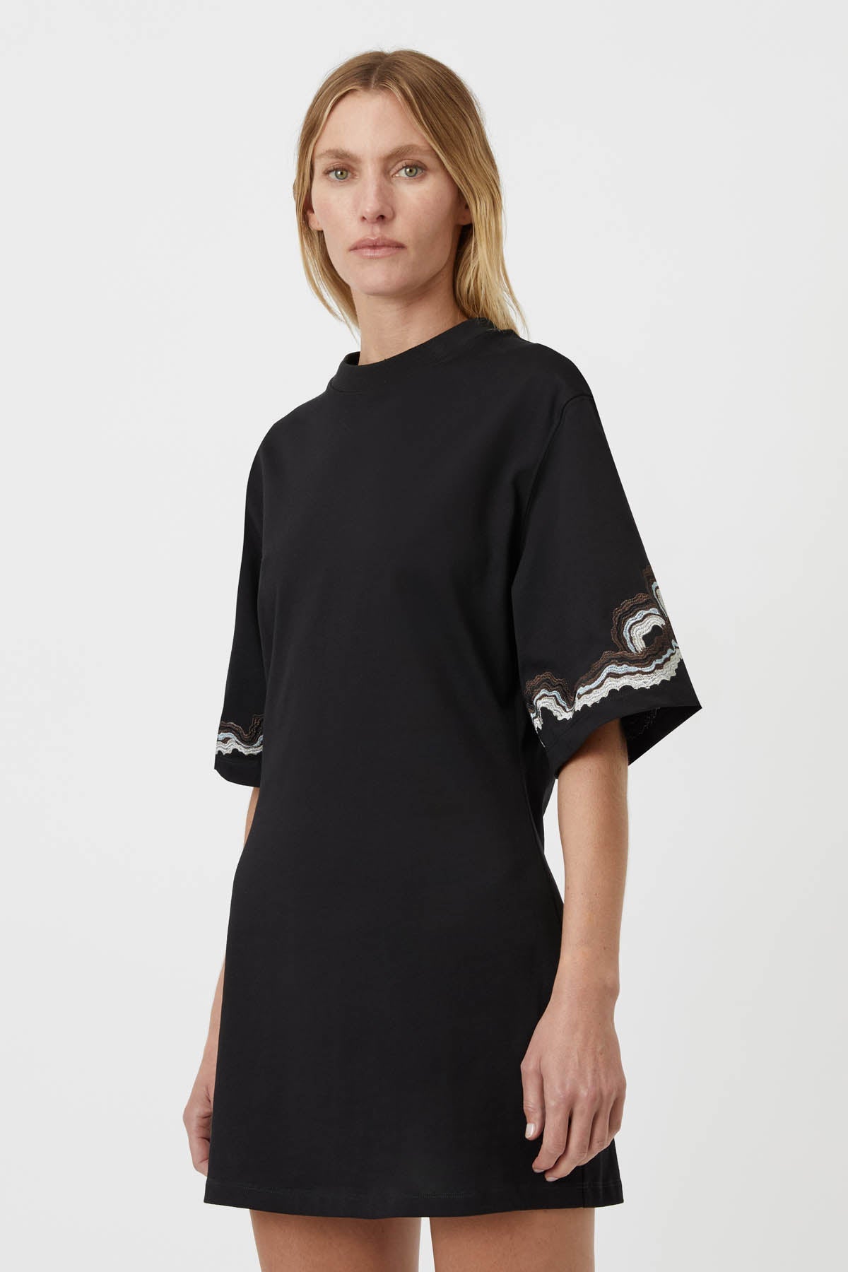 Serene Tee Dress - Black