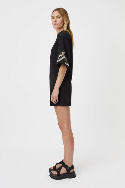 Serene Tee Dress - Black