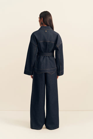 rita deep indigo jacket