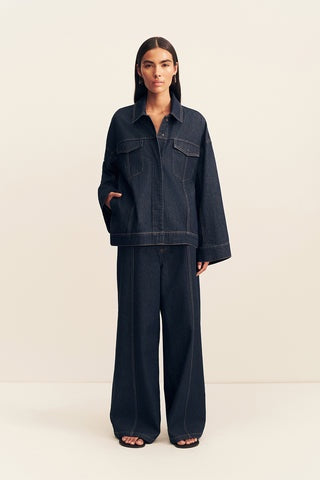 rita deep indigo jacket