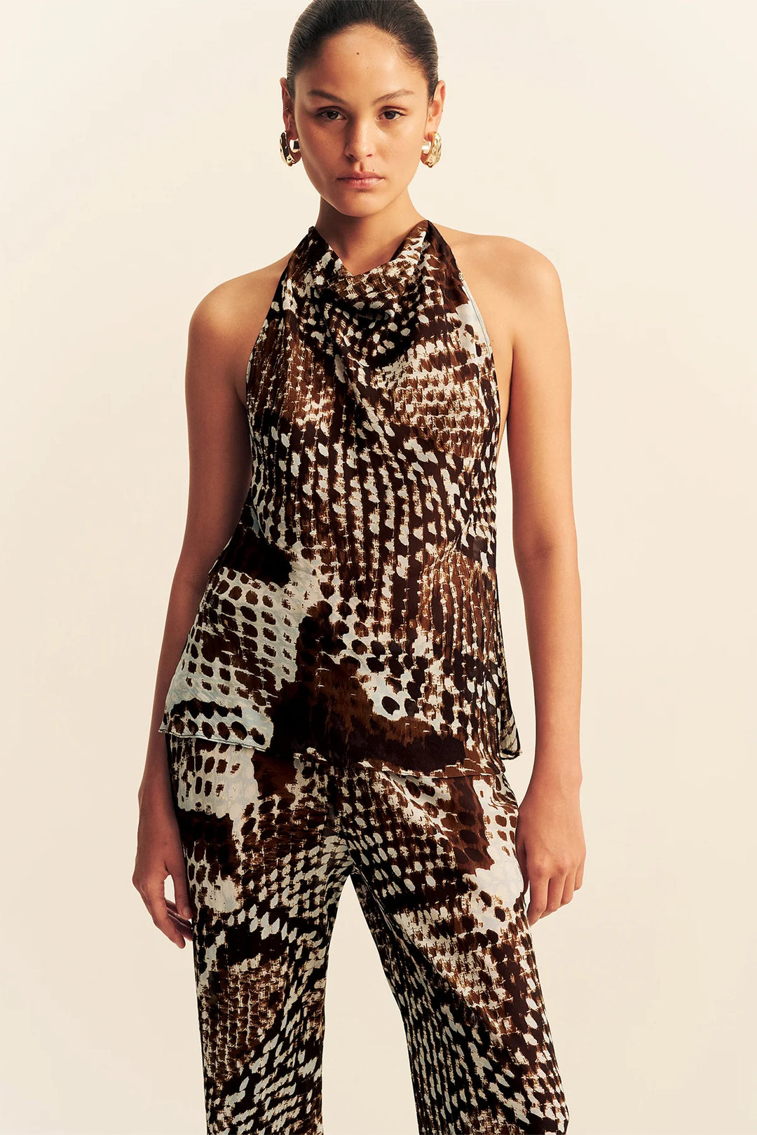 Open Back Cowl Top - Maia