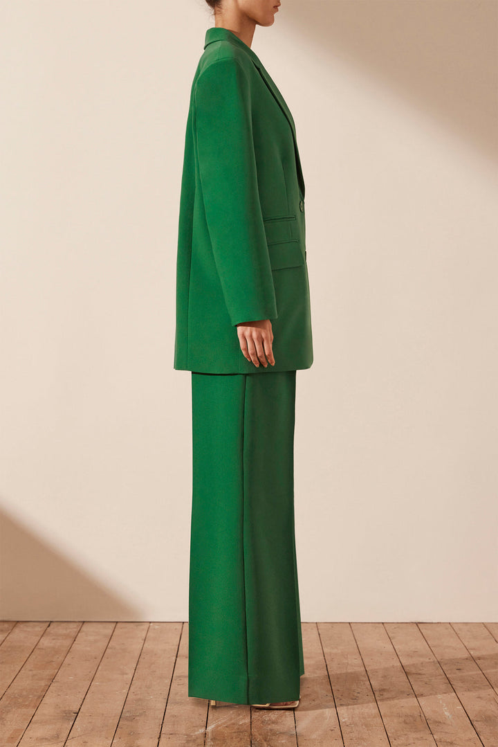 Irena Oversized Blazer - Tree Green