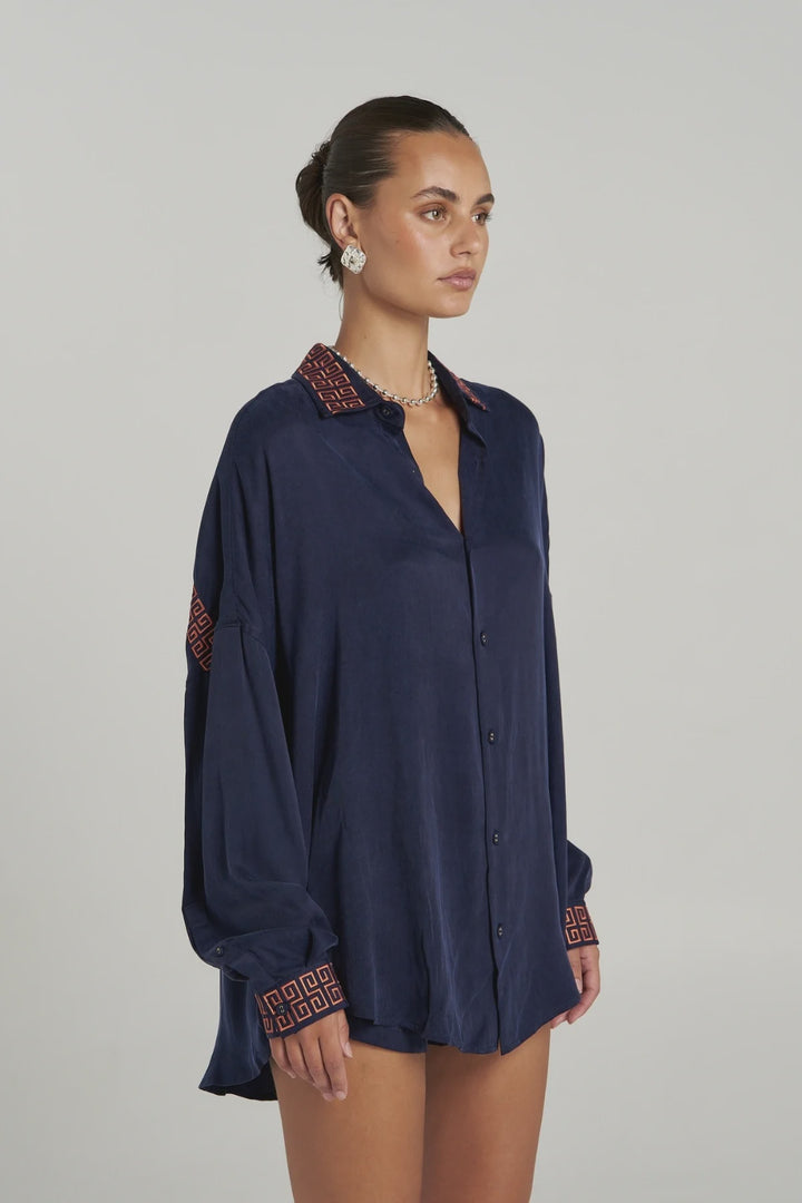 SIG LS SHIRT - NAVY