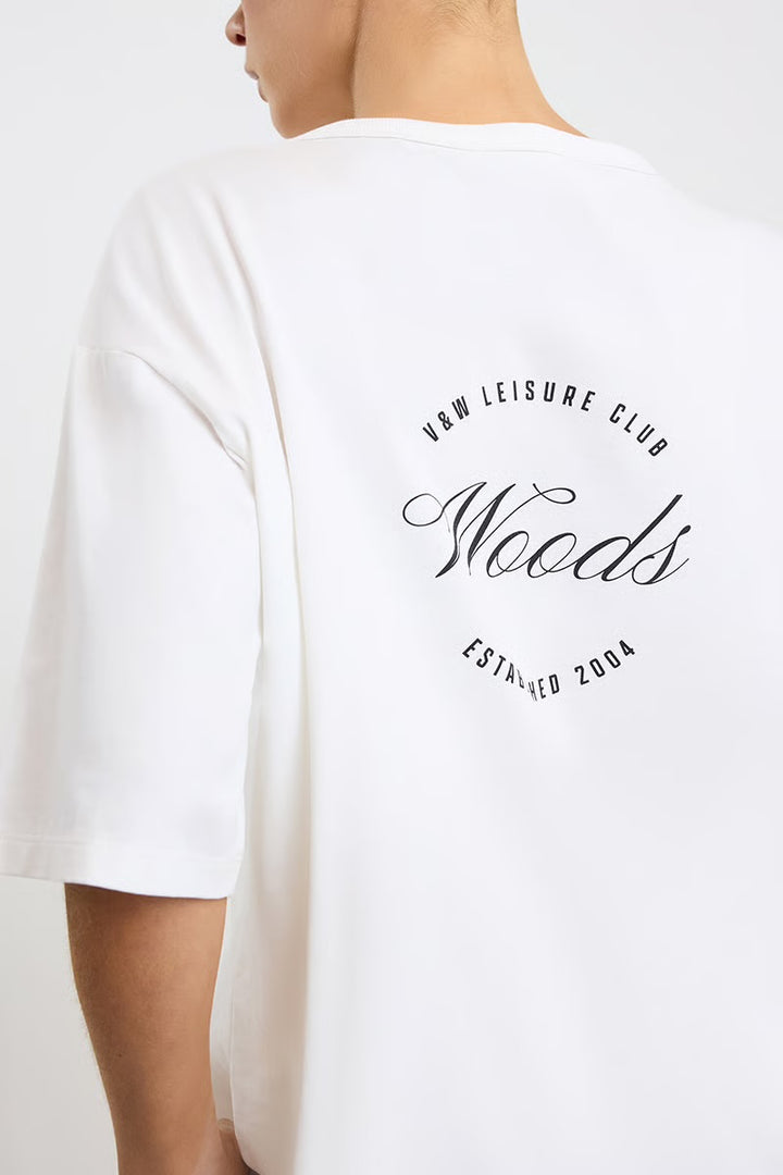 Club Woods Tee - Ivory