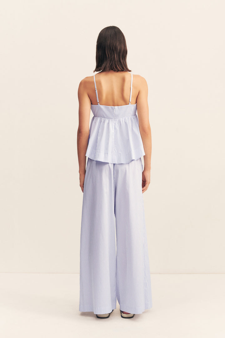 SAUNDERS TOP - MARINE STRIPE