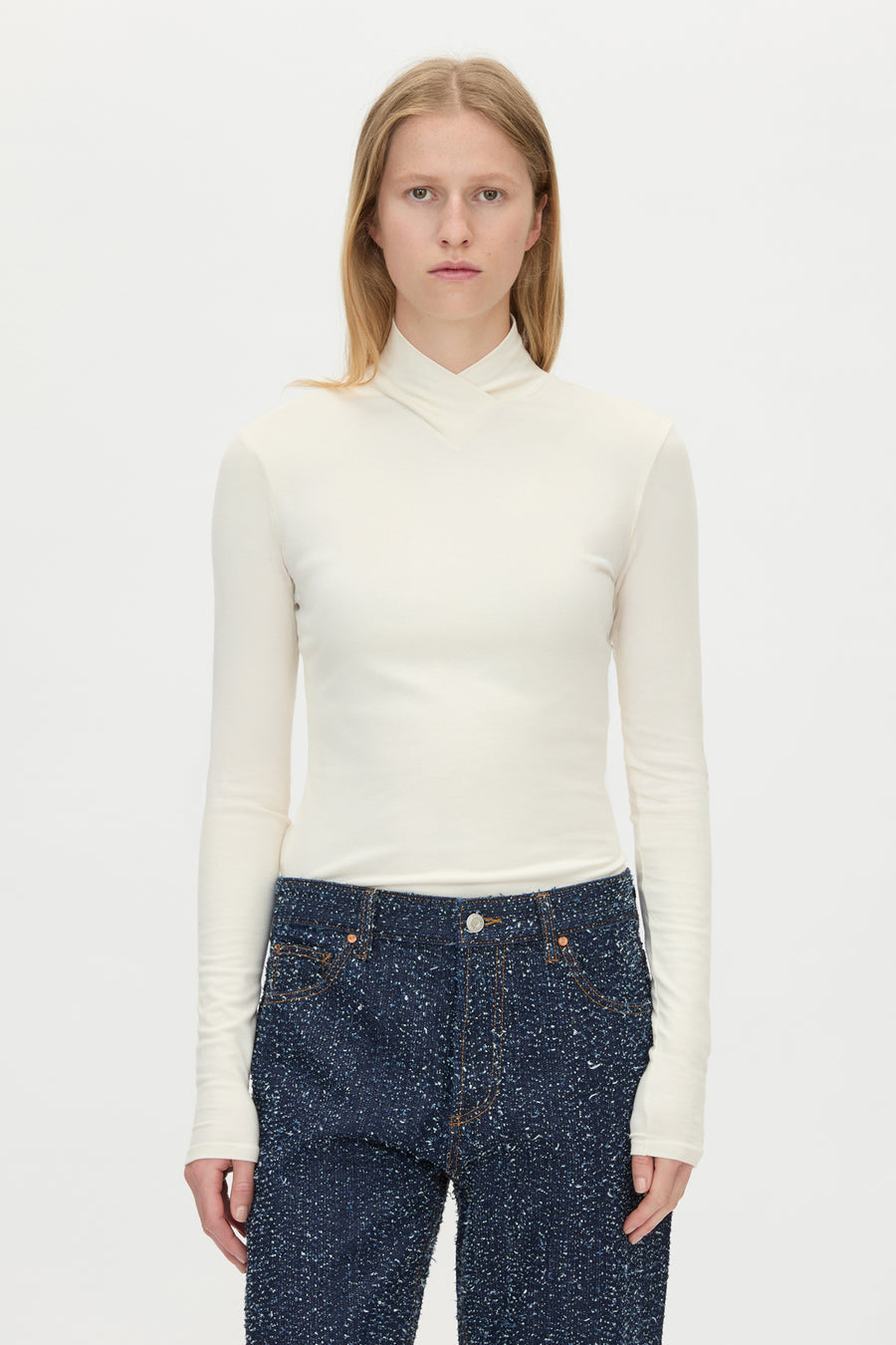 AXIAL LONG SLEEVE TOP