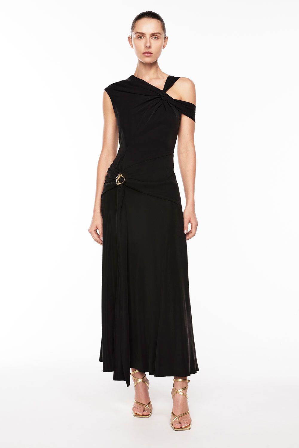 Dial It Up Drape Dress