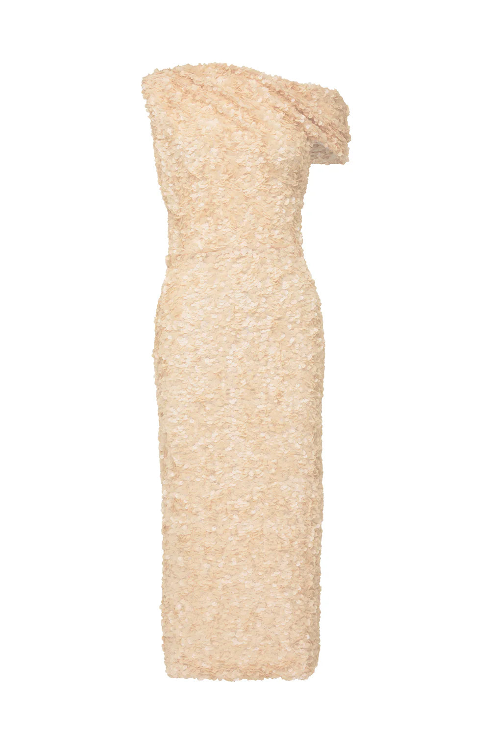 Motion Pictures Midi Dress - Champagne