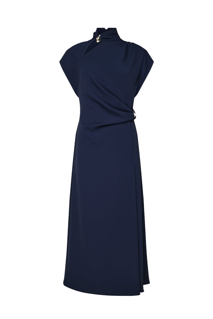 High Definition Midi Dress - Navy