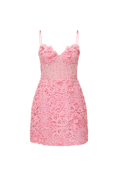 Tea Ceremony Mini Dress - Pink