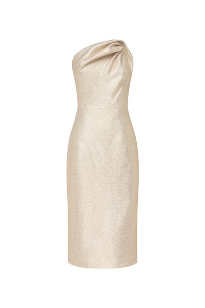 Future Moderne Midi Dress - Gold