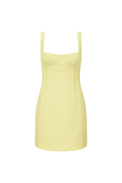 Love Blossoms Blaconette Mini Dress - Limoncello