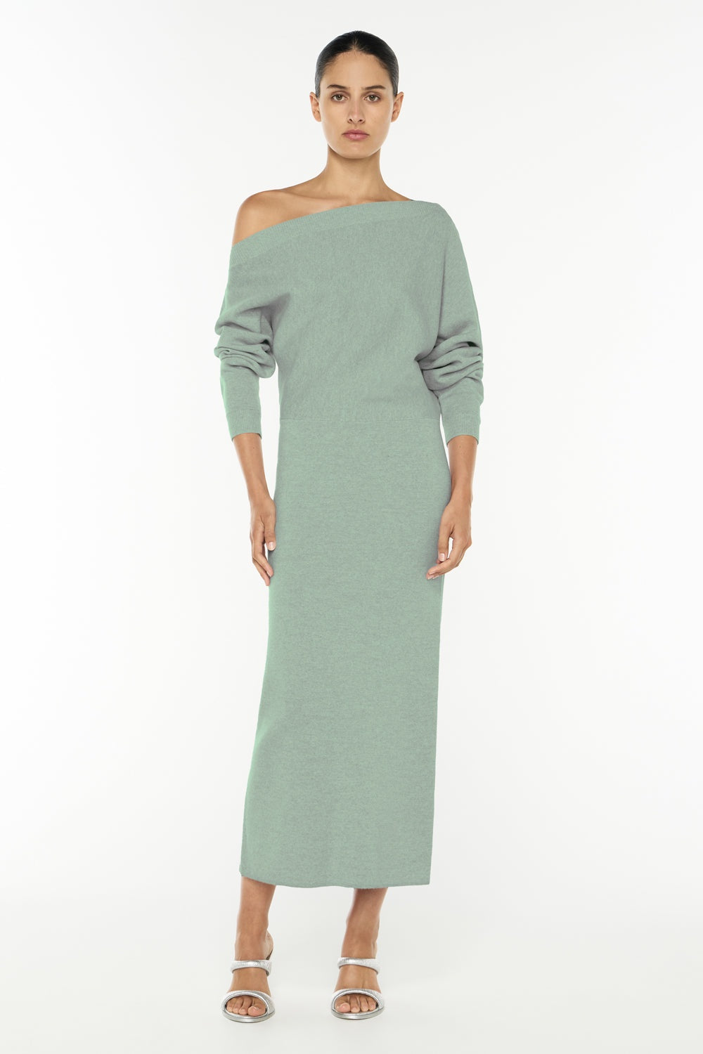Future Feelings Knit Dress - Sage
