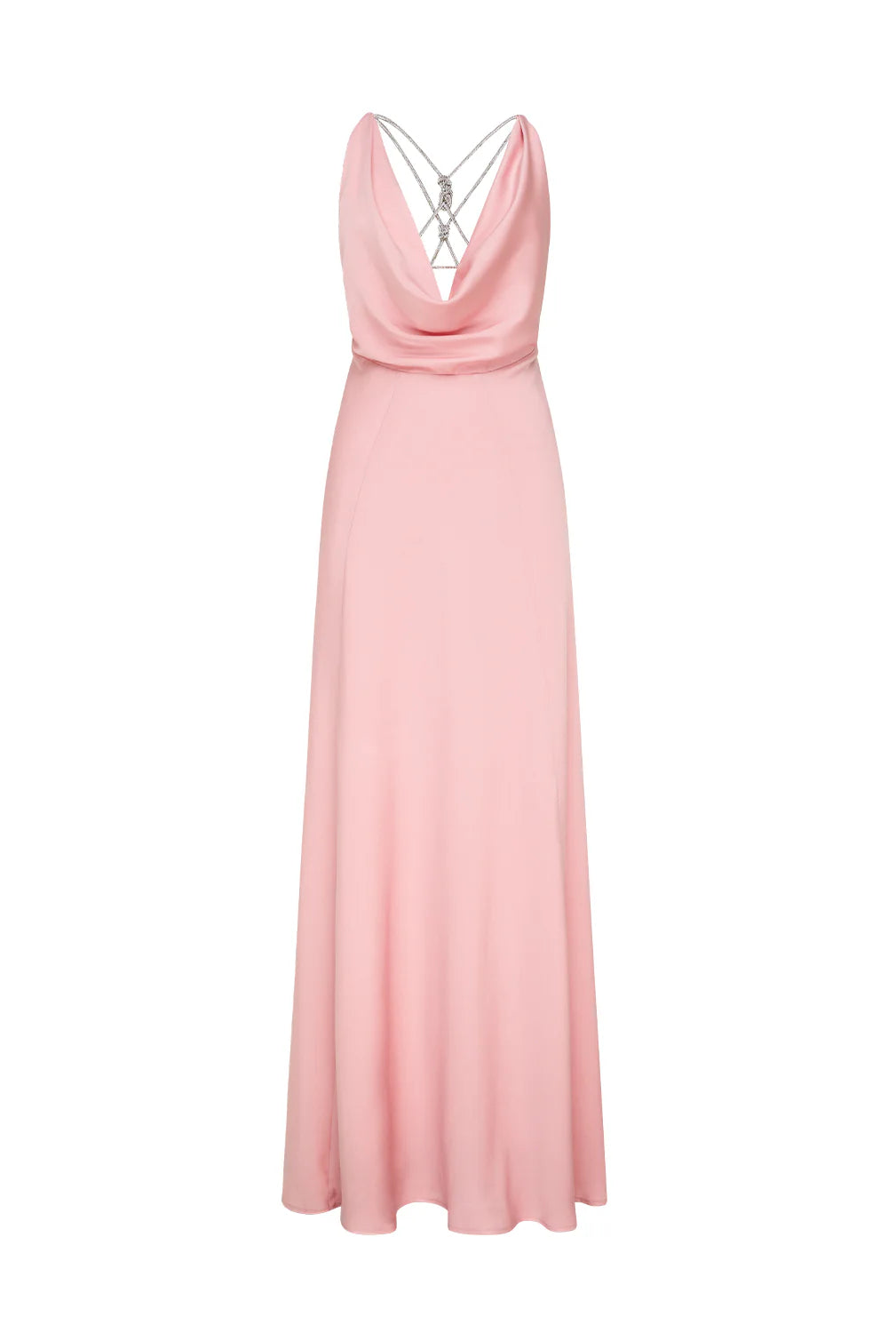 First Dance Cowl Dress - Pastel Pink