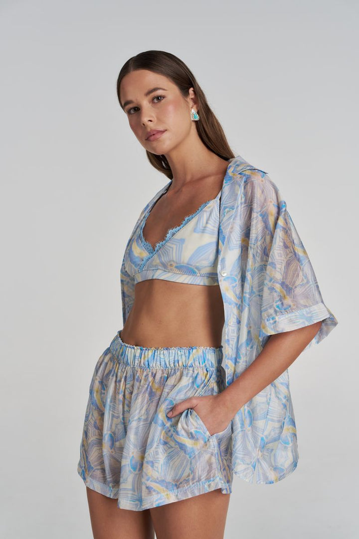 MINNIE SHORT - ORCHID PRISM
