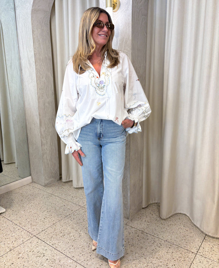 Cote Classic High Wasted Jean - Indigo