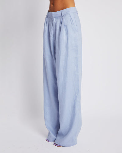 Wide Leg Trousers - Alice Blue
