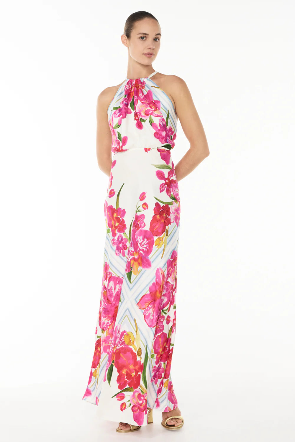 Take Me There Halter Dress