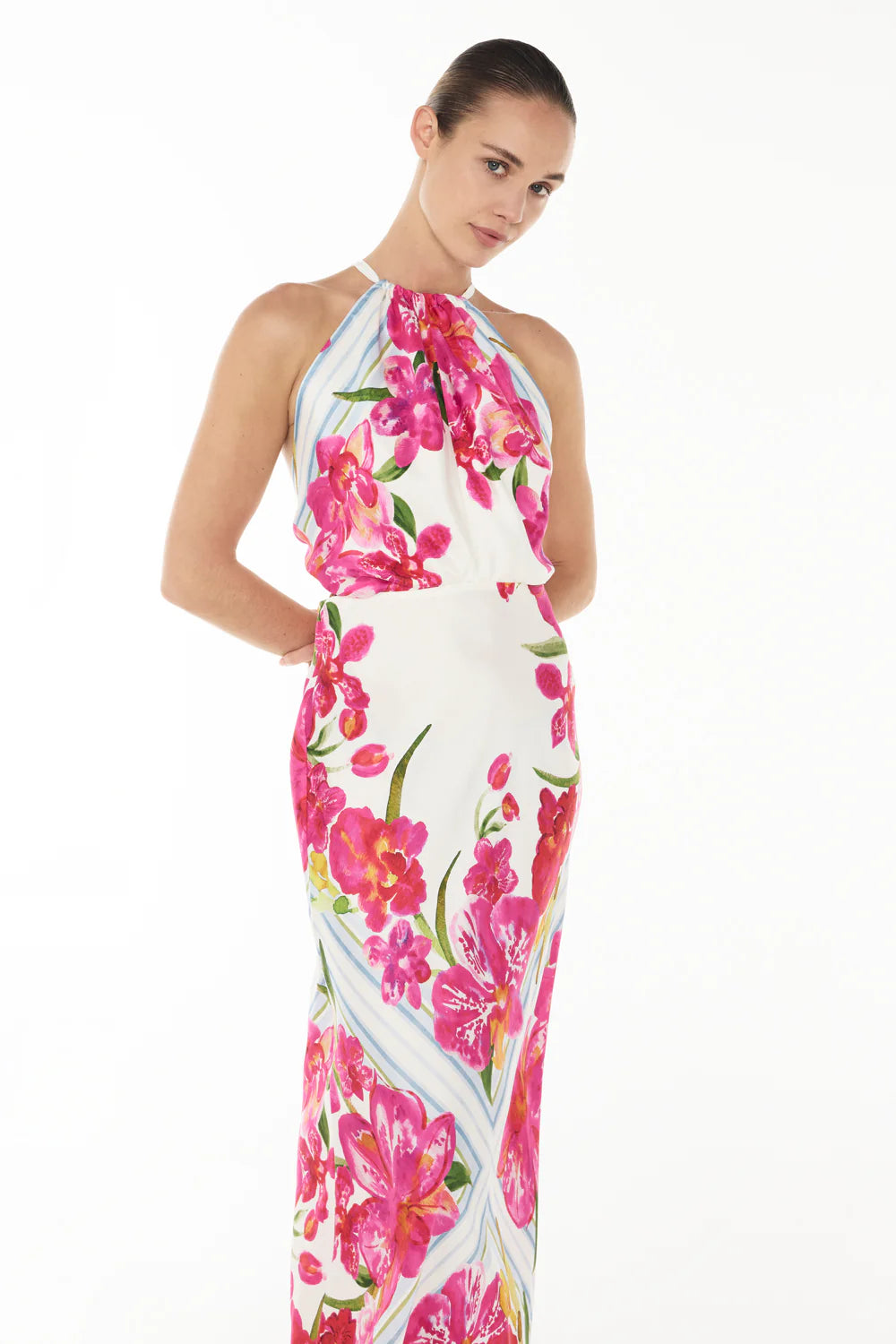Take Me There Halter Dress