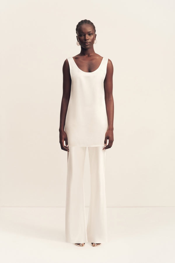 SAVANNA BIAS PANT - IVORY