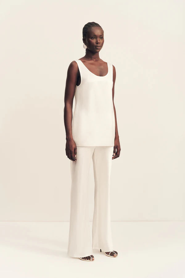 SAVANNA BIAS PANT - IVORY