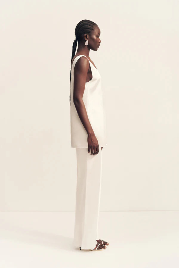 SAVANNA BIAS PANT - IVORY