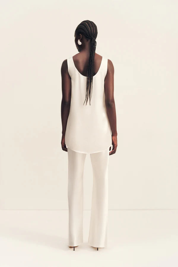 SAVANNA BIAS PANT - IVORY