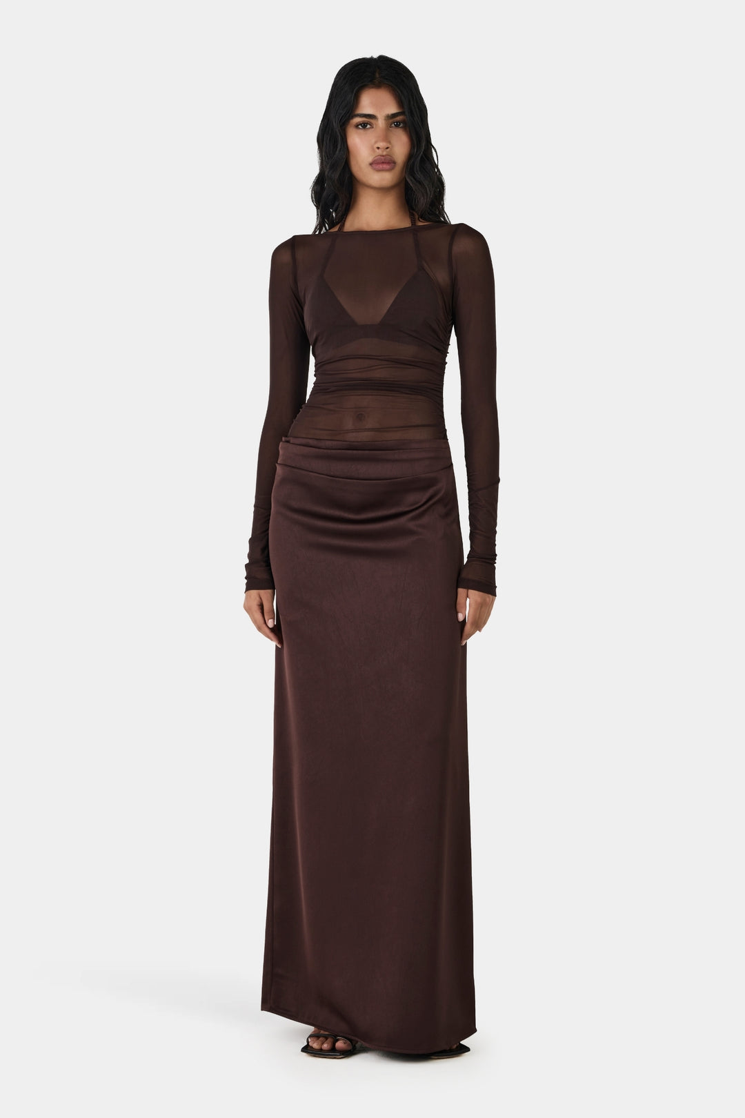 Amy Maxi Dress - Chocolate