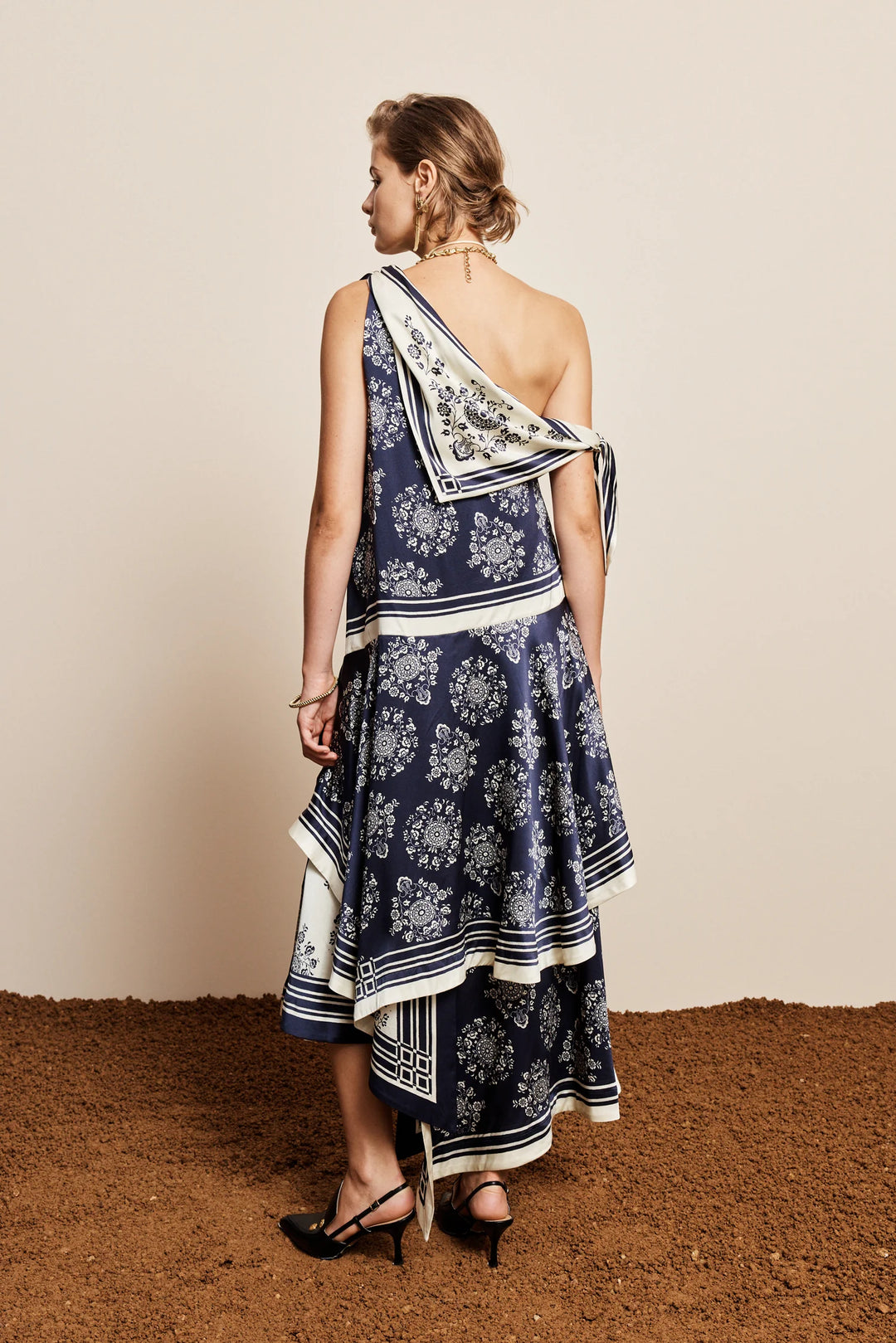 BANDERRA SILK SCARF DRESS