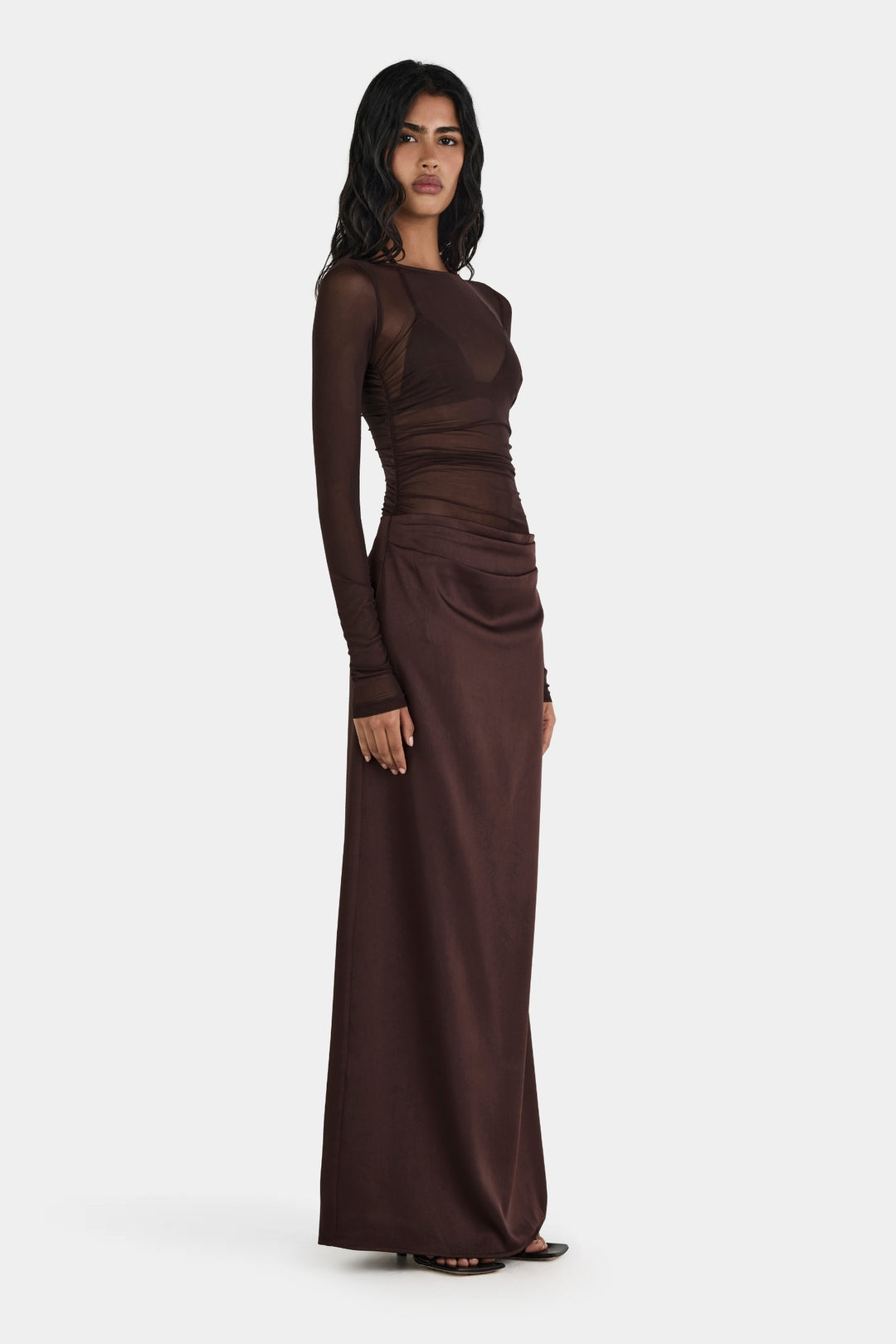 Amy Maxi Dress - Chocolate