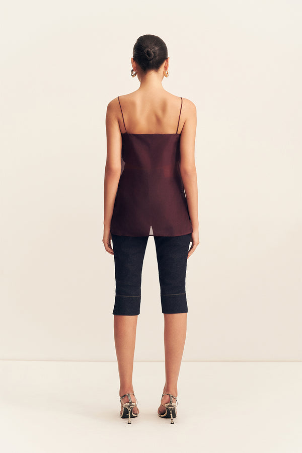 rue deep indigo capri jean