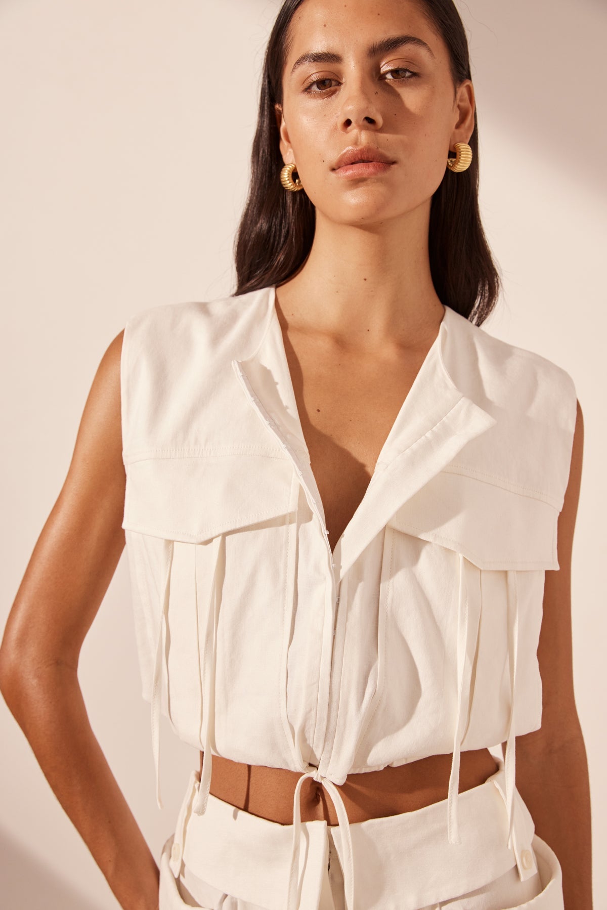 Kasbah Utility Cropped Top