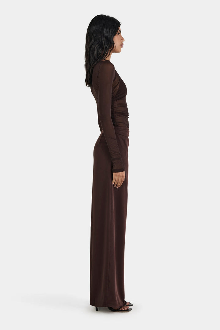 Amy Maxi Dress - Chocolate