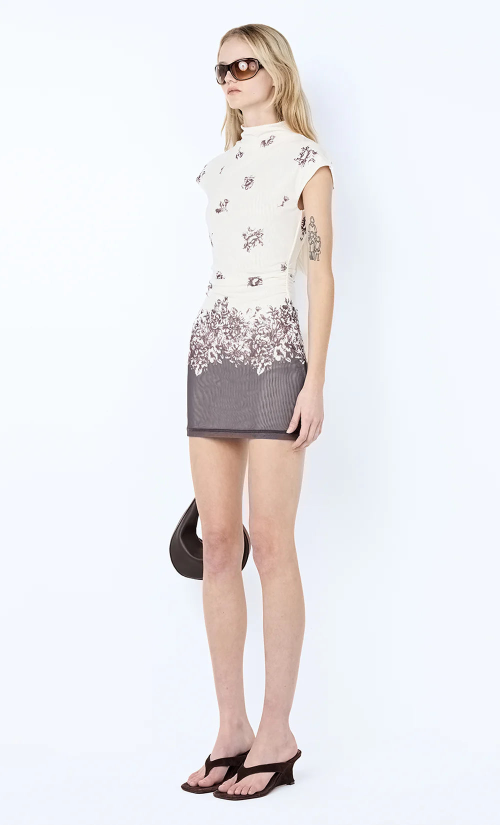 Violette Mini Dress - Carlnation Floral