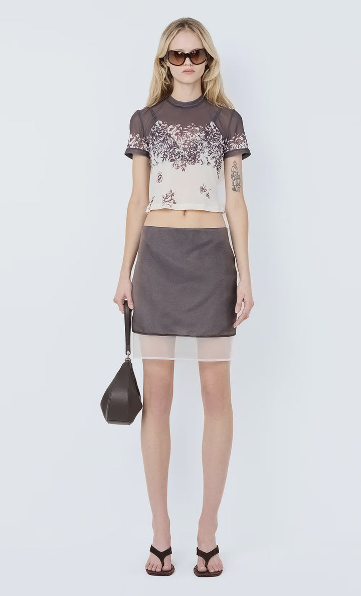 Violette Baby Tee - Carnation Floral