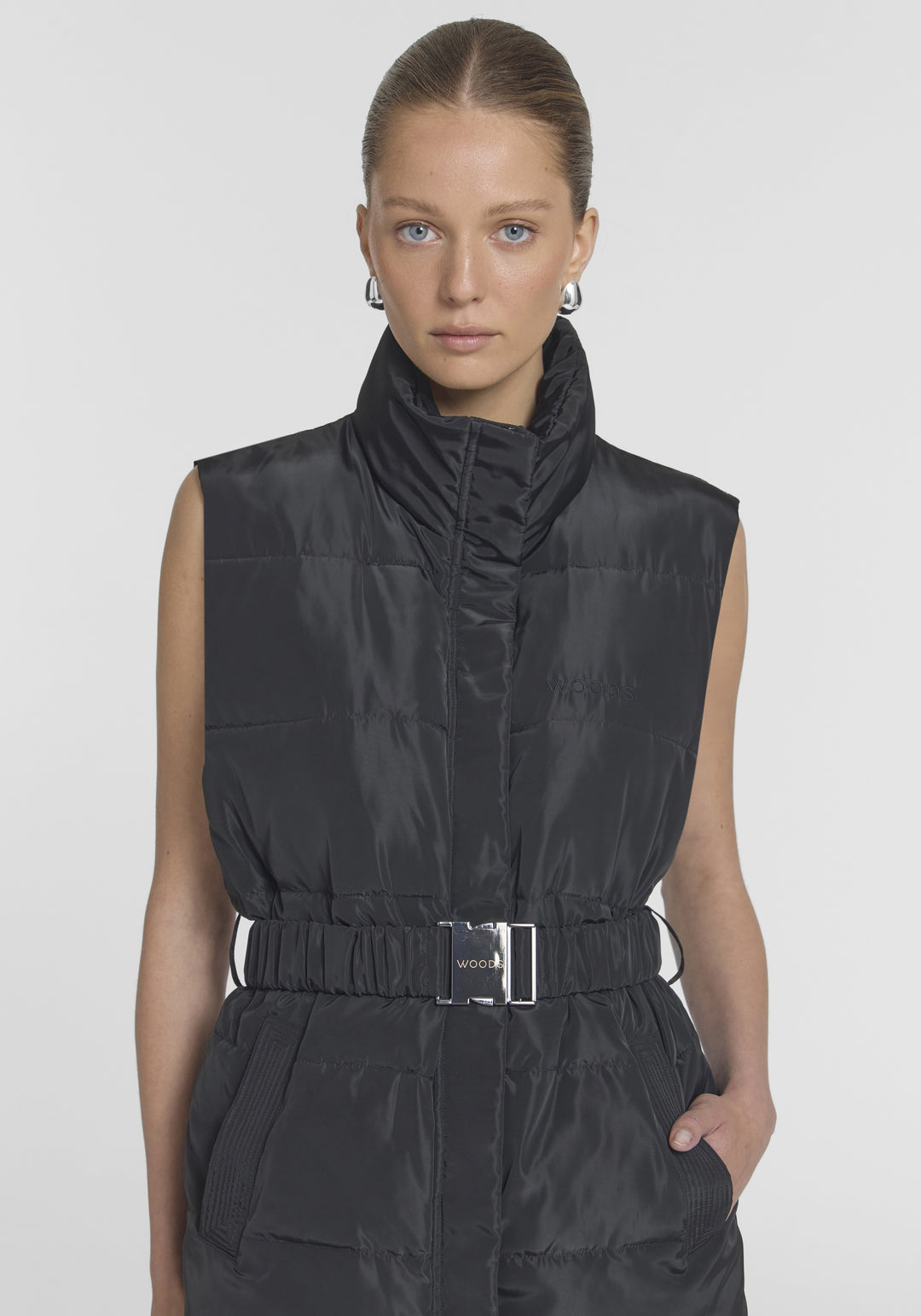 ALCHEMY PUFFER VEST - BLACK