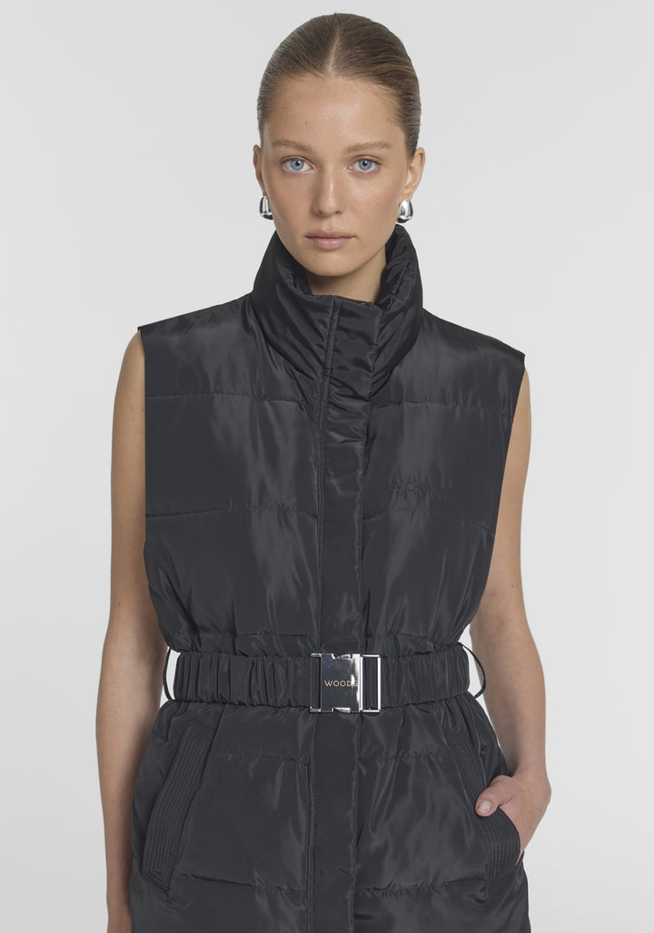 ALCHEMY PUFFER VEST - BLACK