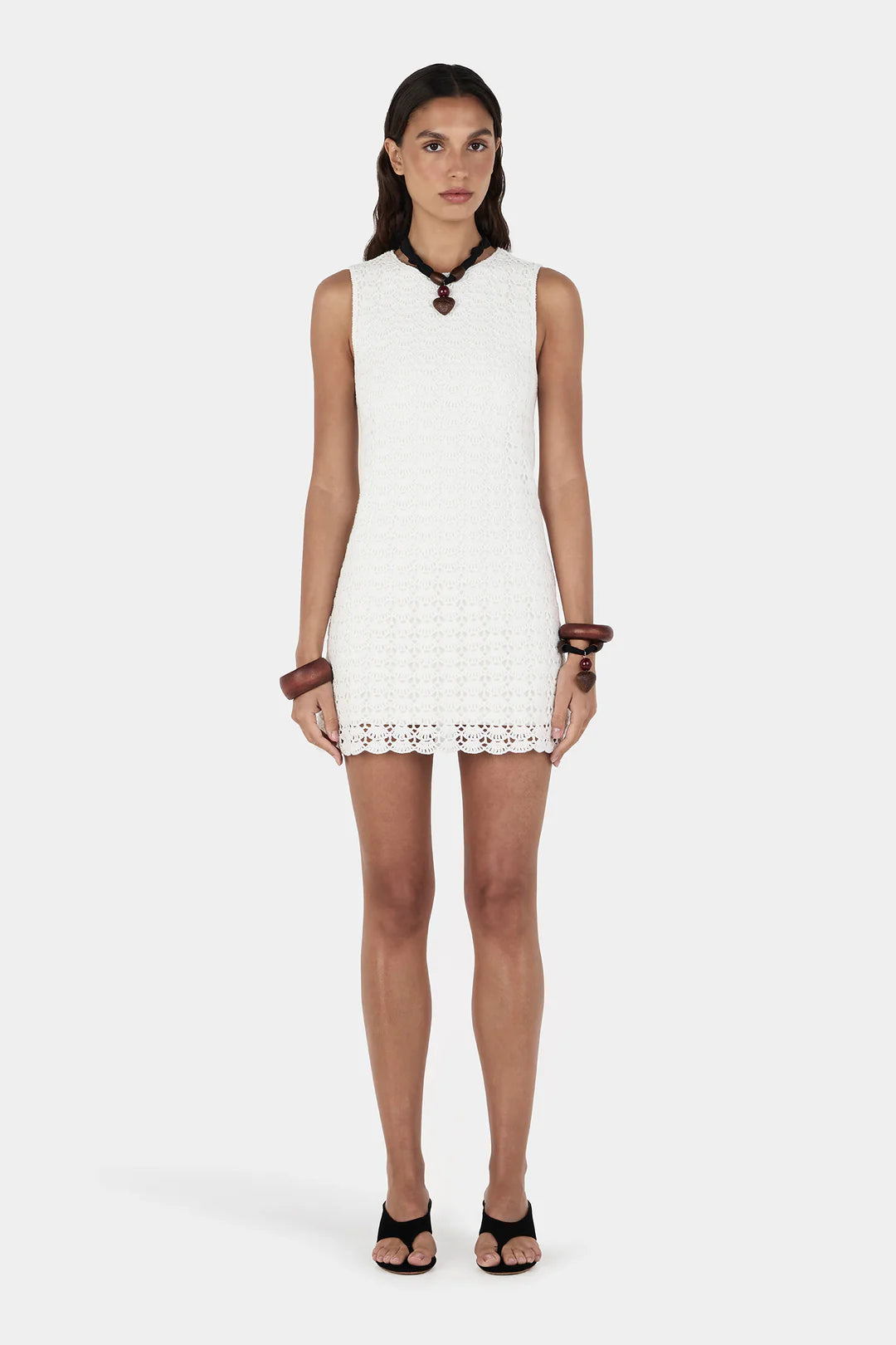 ANABEL CROCHET MINI DRESS