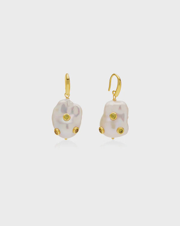 Palermo Earrings - Apple Green