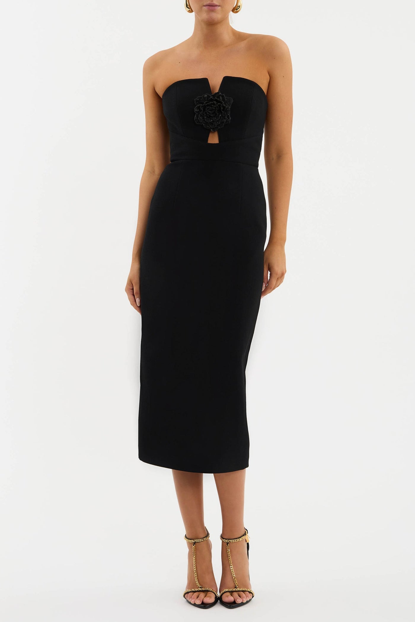 Aubree Strapless Midi