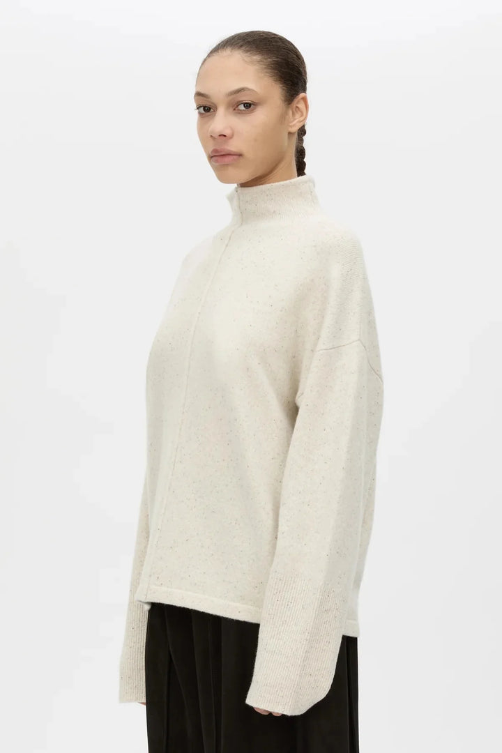 ATKINSON KNIT SWEATER - ASHEN