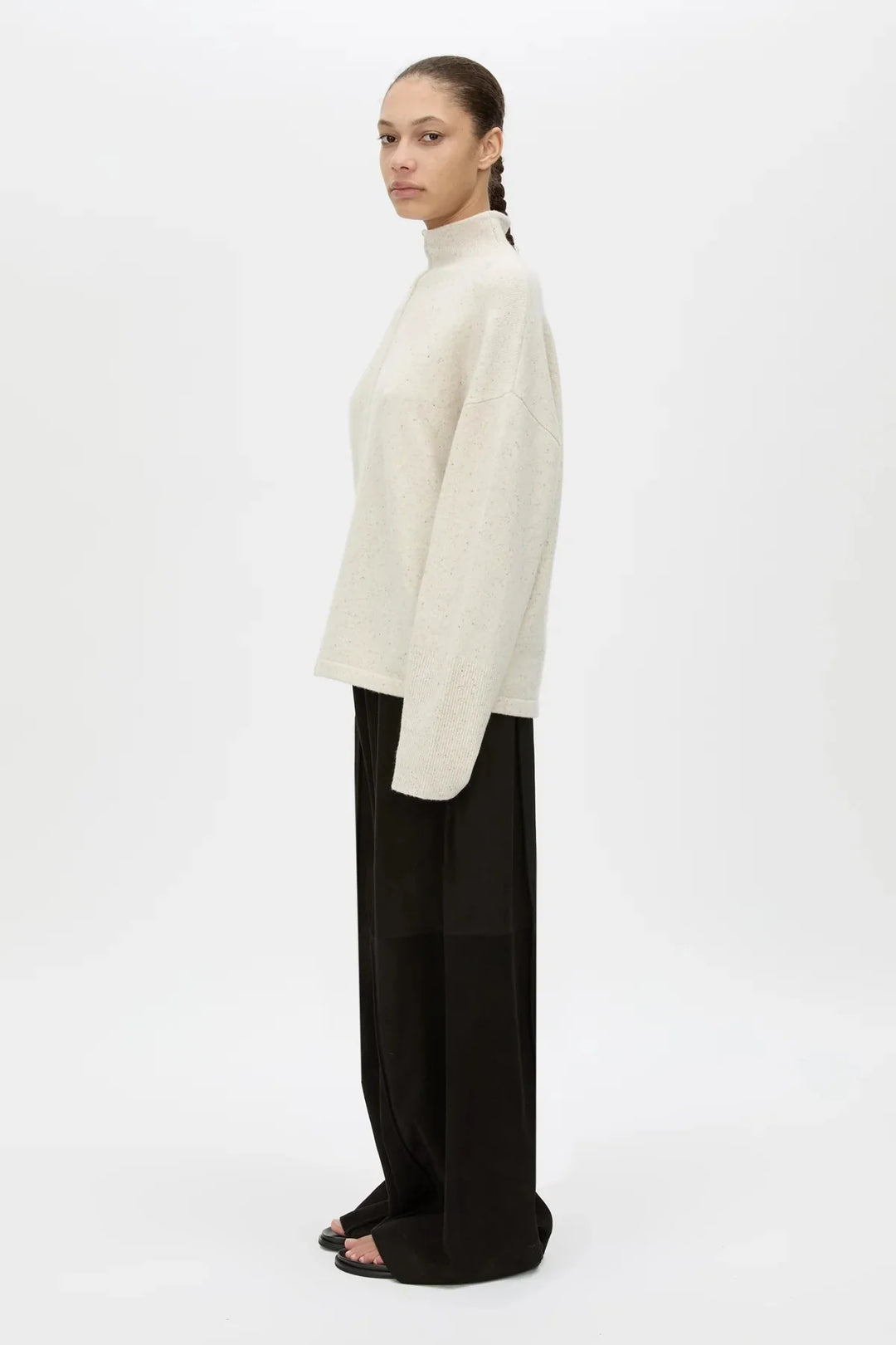 ATKINSON KNIT SWEATER - ASHEN