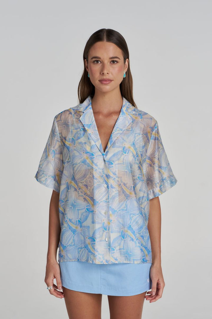 BOHO SS SHIRT - OCEAN PRISM