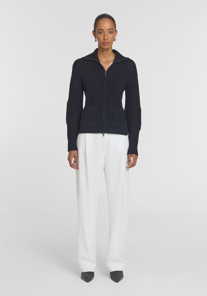 BABYLON CARDIGAN - BLACK