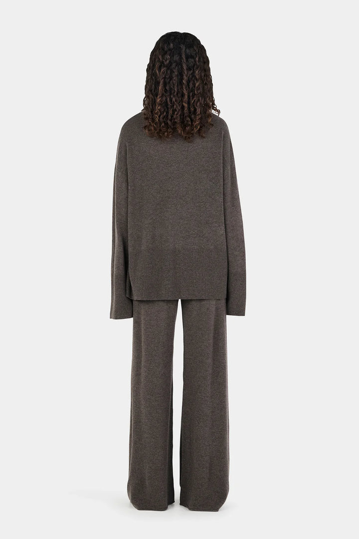 BAY CASHMERE JUMPER - CHARCOAL