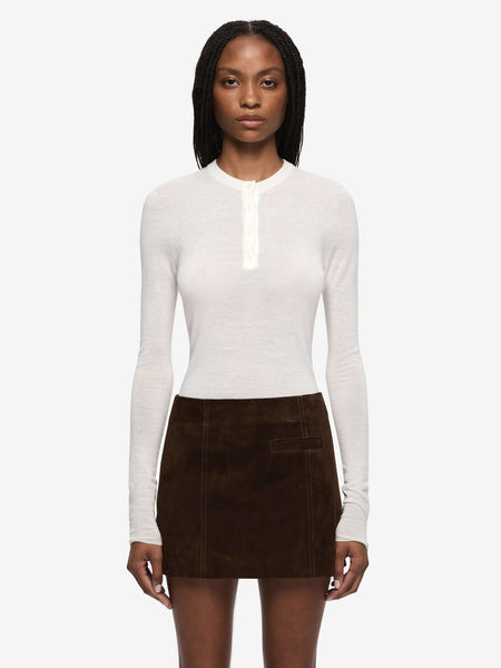 RUE L/S TOP - IVORY