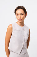 By Your Side Vest - Grey
