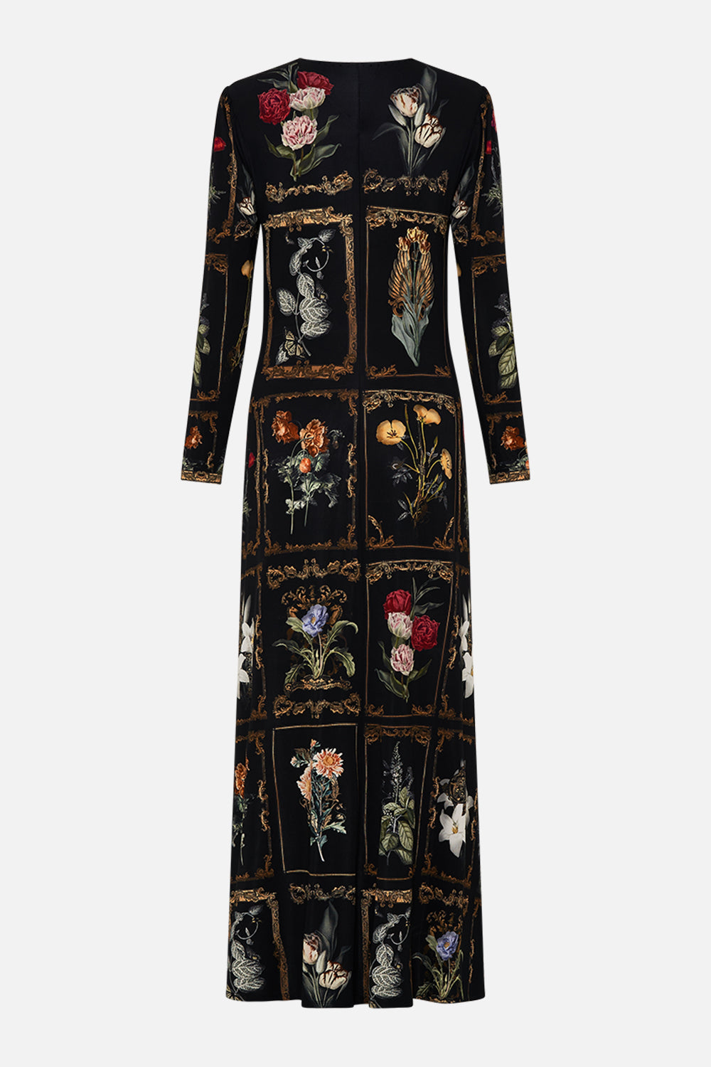 Gathered Jersey Long Dress - Magic In The Manuscripts