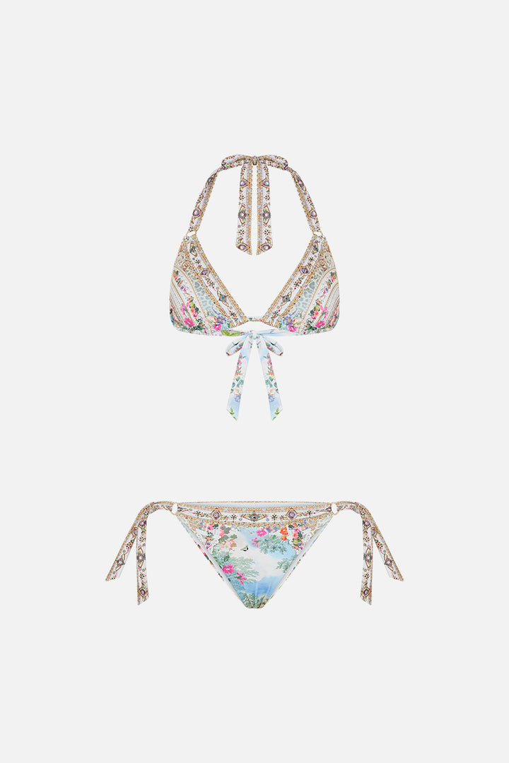 Soft Tie Tri Bikini With Trims - We Always Have Alexandria