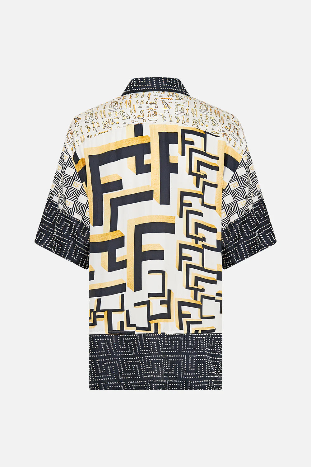 Oversized Shirt With Pocket - Temples of Dendara